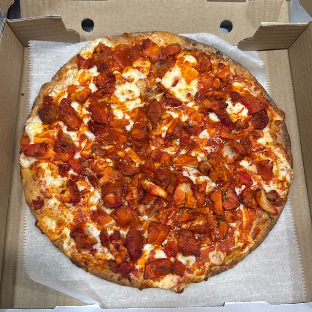 Small Gluten Free Buffalo Chicken.