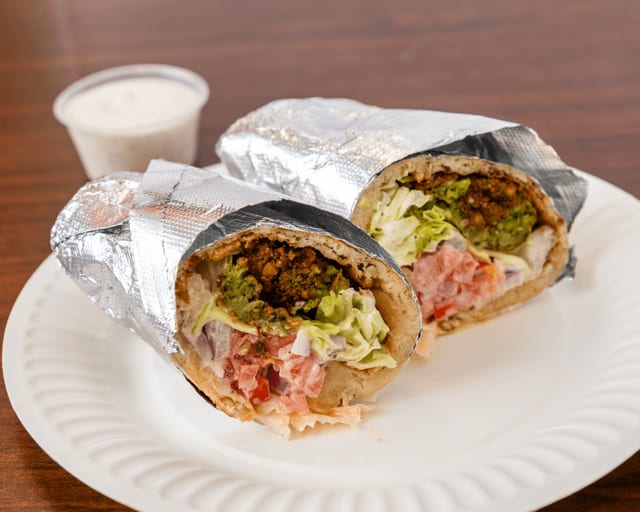 Combo Falafel Gyro.