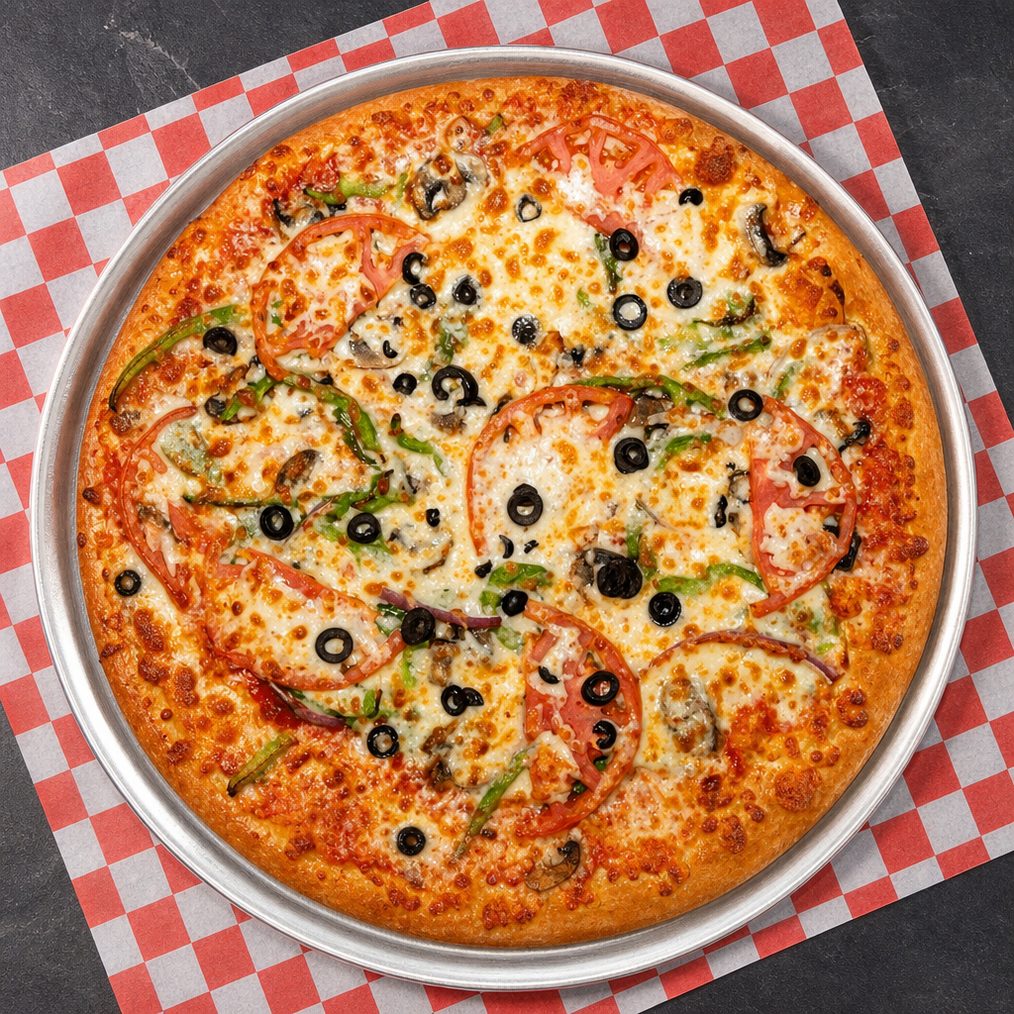 Large Veggie Lovers.