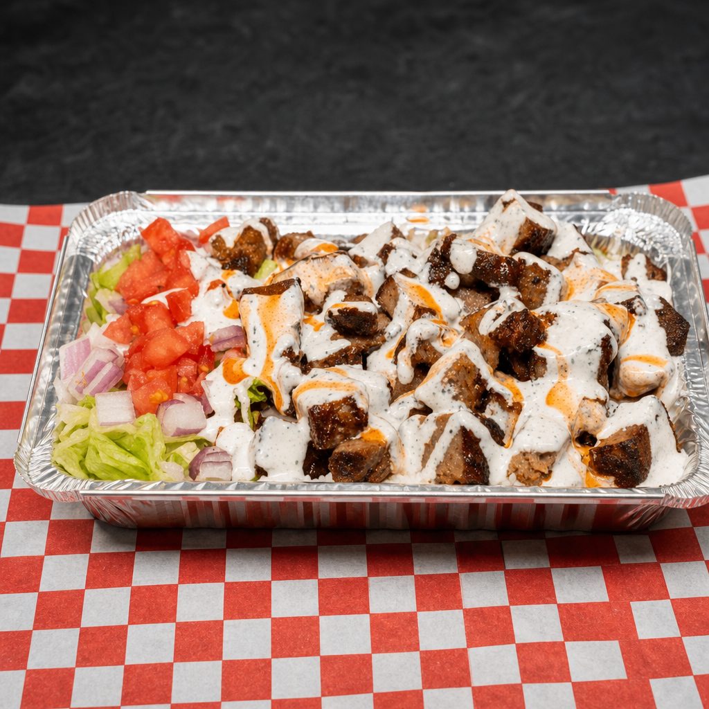 Combo Lamb Over Rice.
