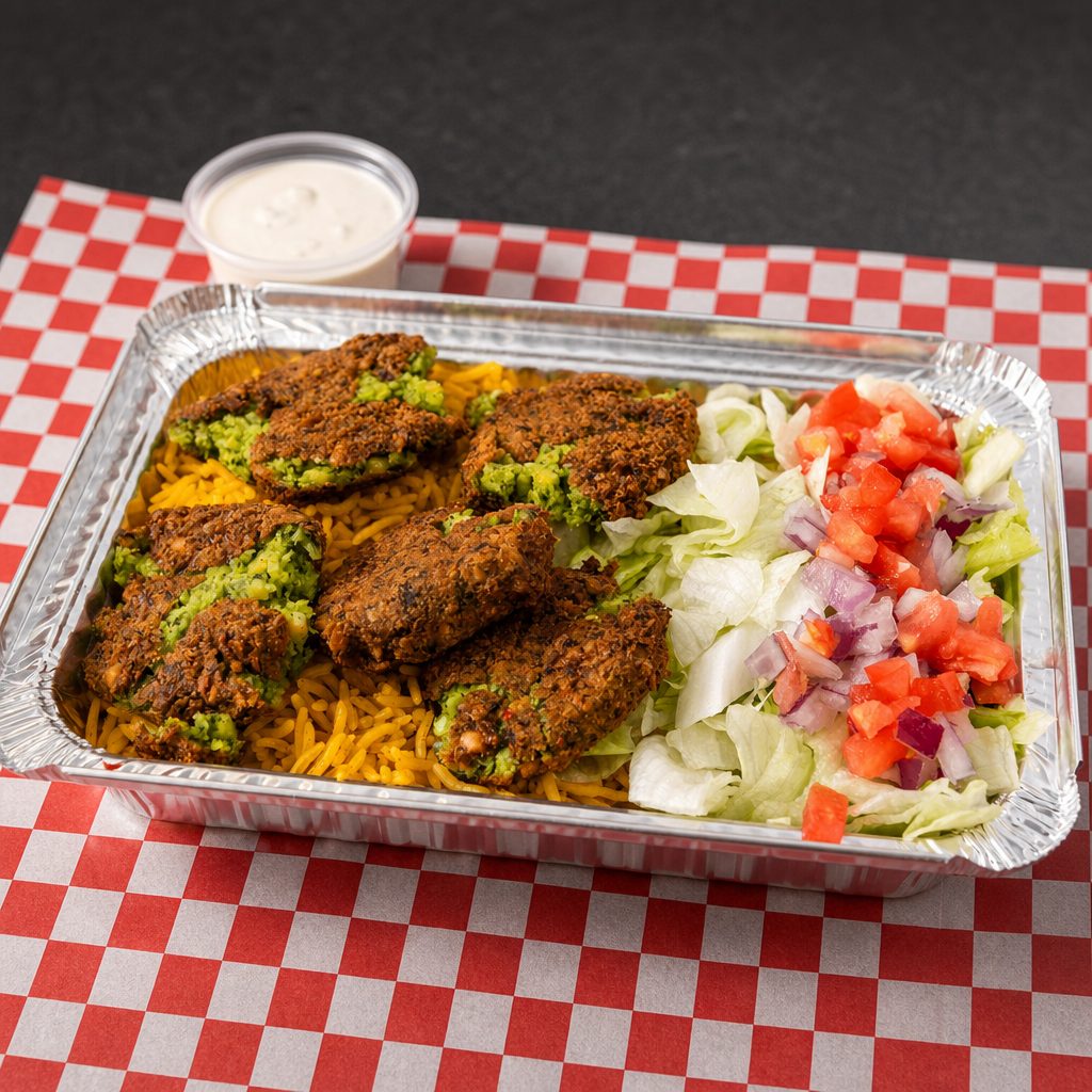 Falafel over Rice.
