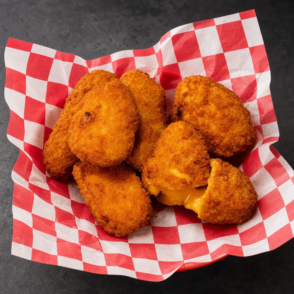 6 Pcs. Jalapeño Poppers Only.