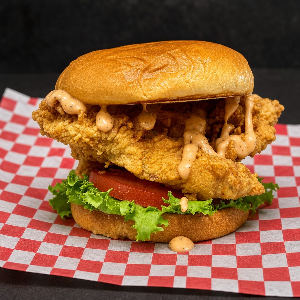 Combo Crispy Chicken Sandwich.