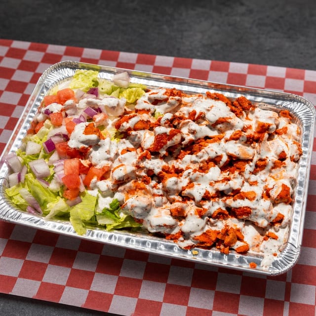 Combo Chicken Over Rice.