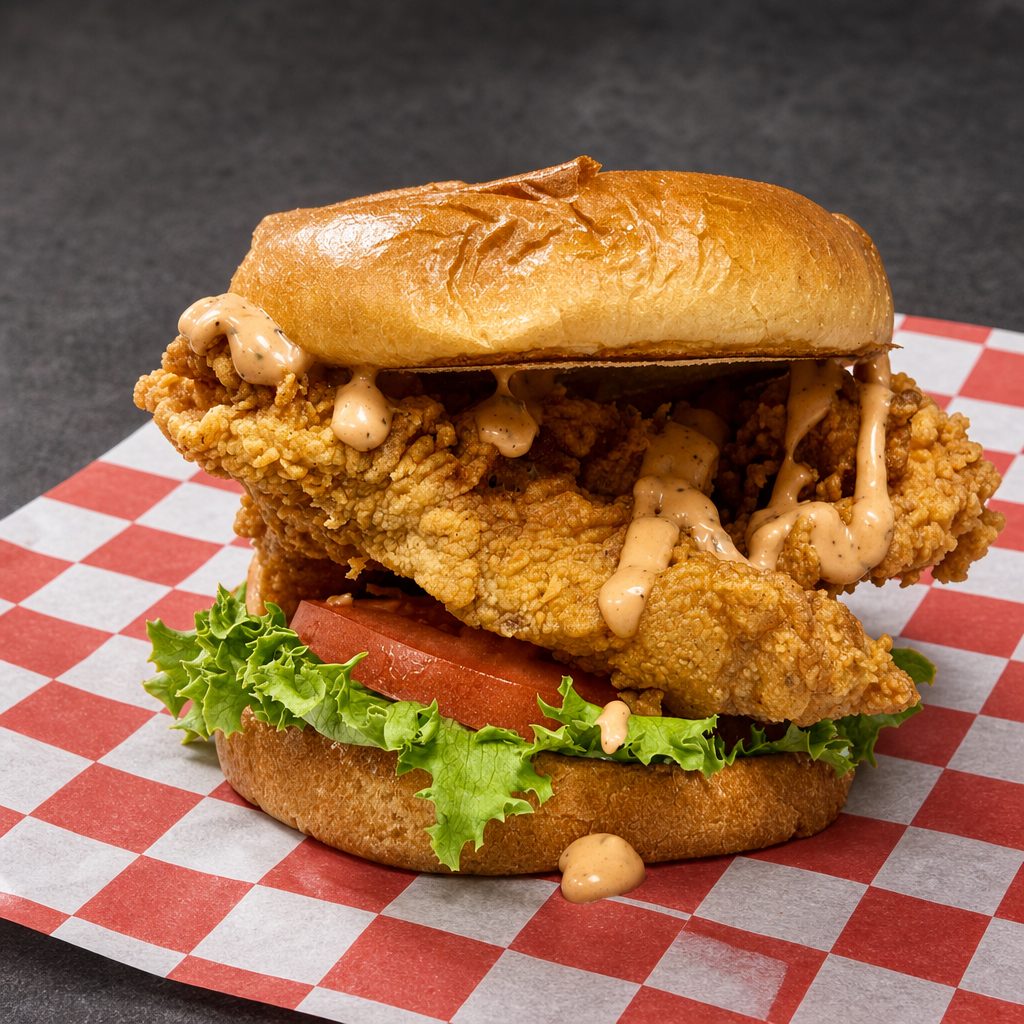 Crispy Chicken Sandwich.