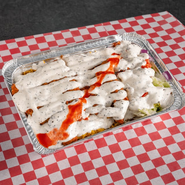 Combo Fish over Rice.