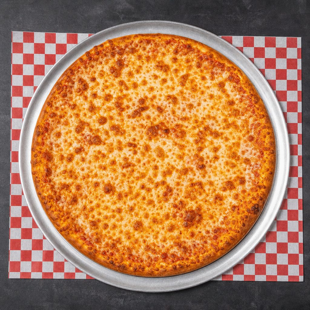 2 CHEESE PIZZA.