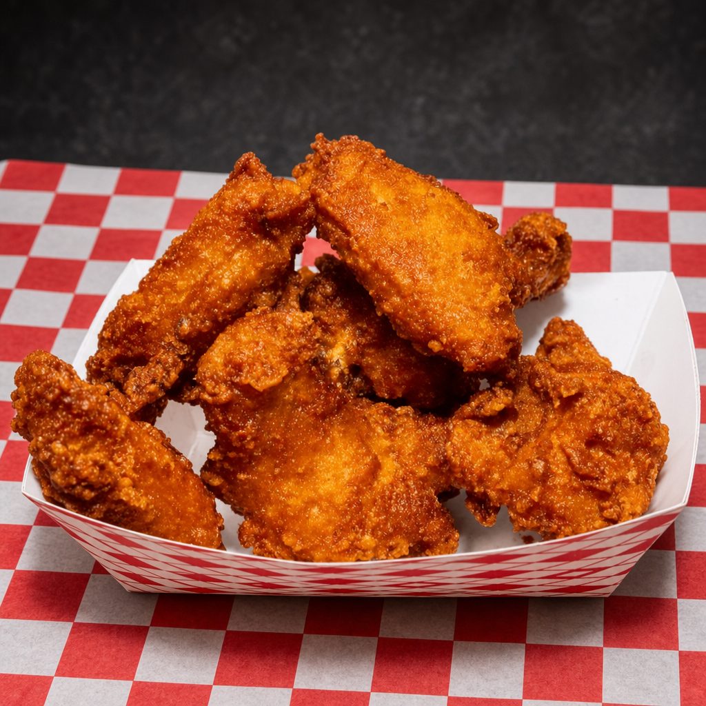 6 Pcs. Hot Wings Combo.