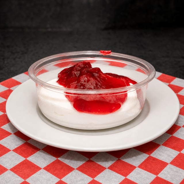 Strawberry cheesecake.