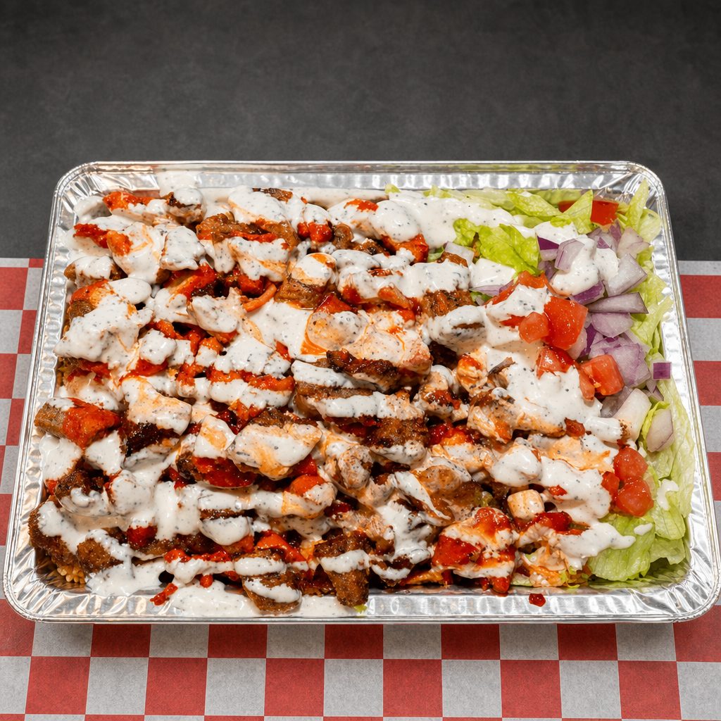 Combo Lamb & Chicken Mix Rice.