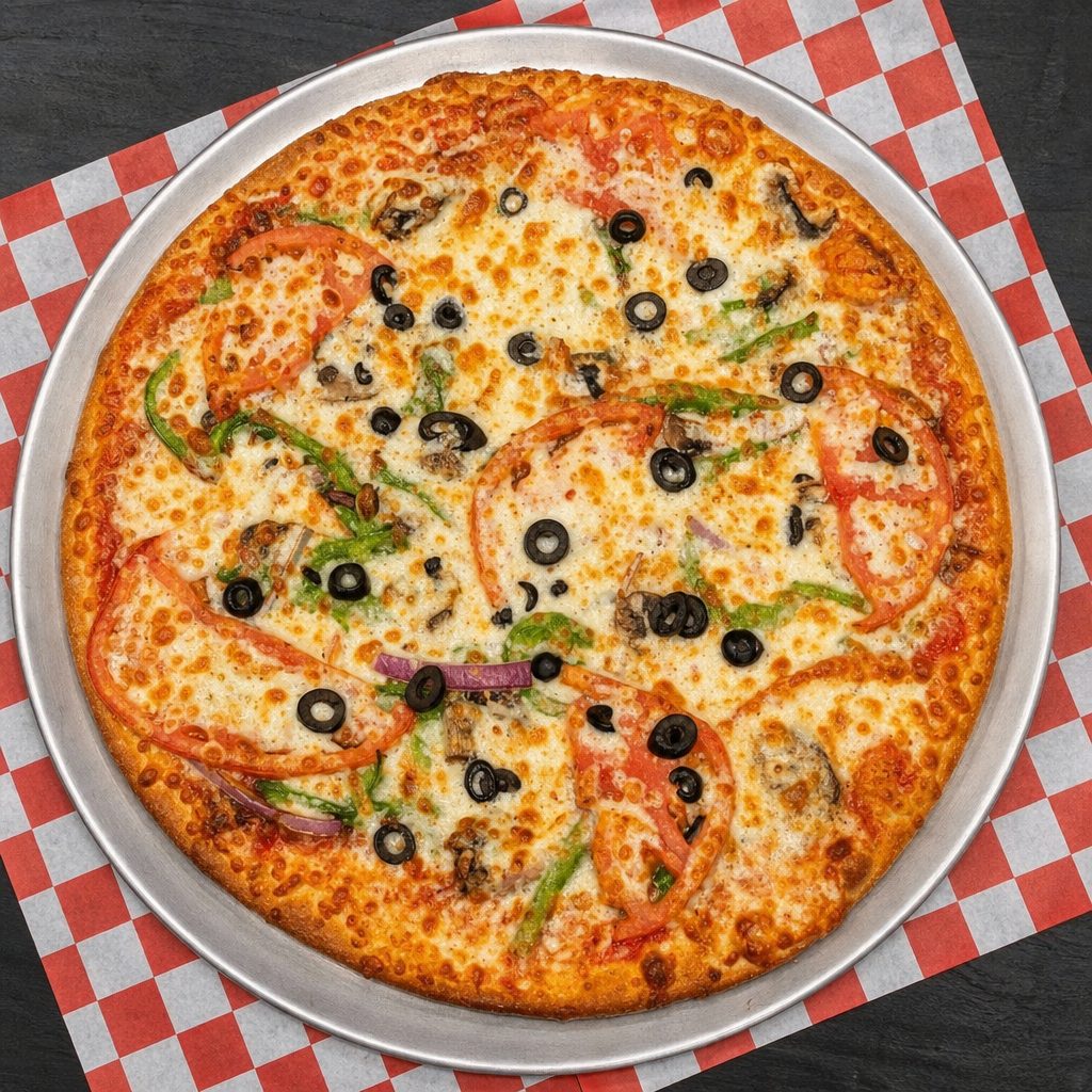 Medium Veggie Lovers.