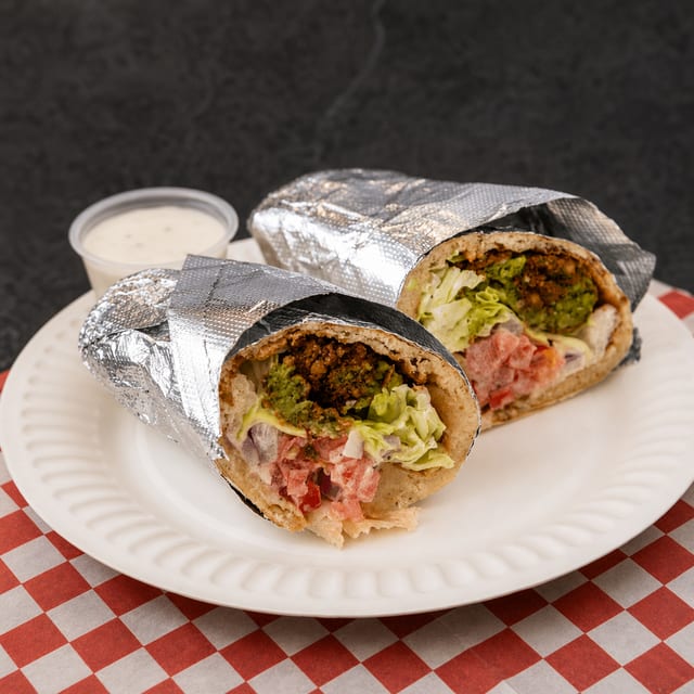 Combo Falafel Gyro.