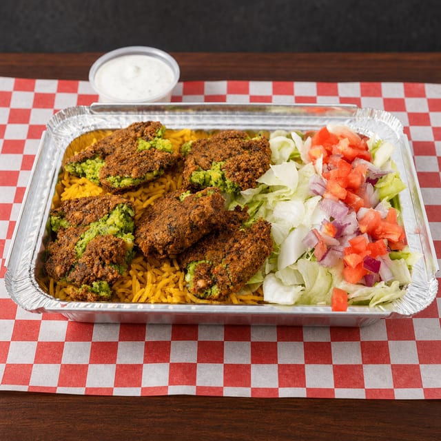 Combo Falafel over Rice.
