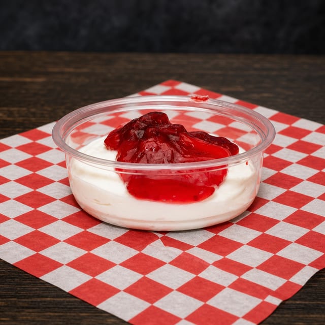 Strawberry cheesecake.