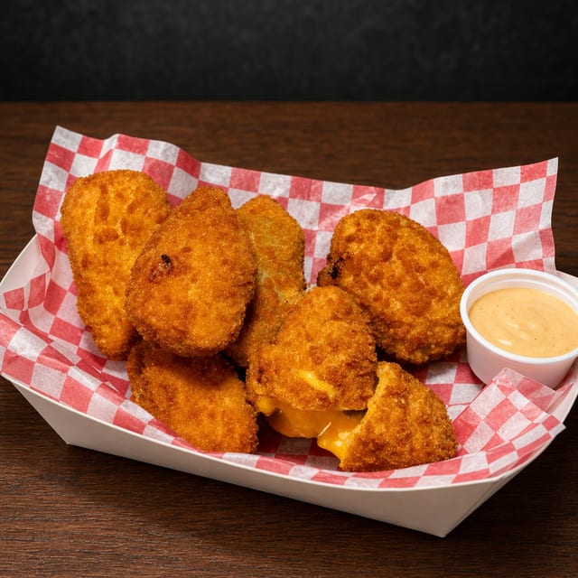 6 Pcs Jalapeño Poppers Only.