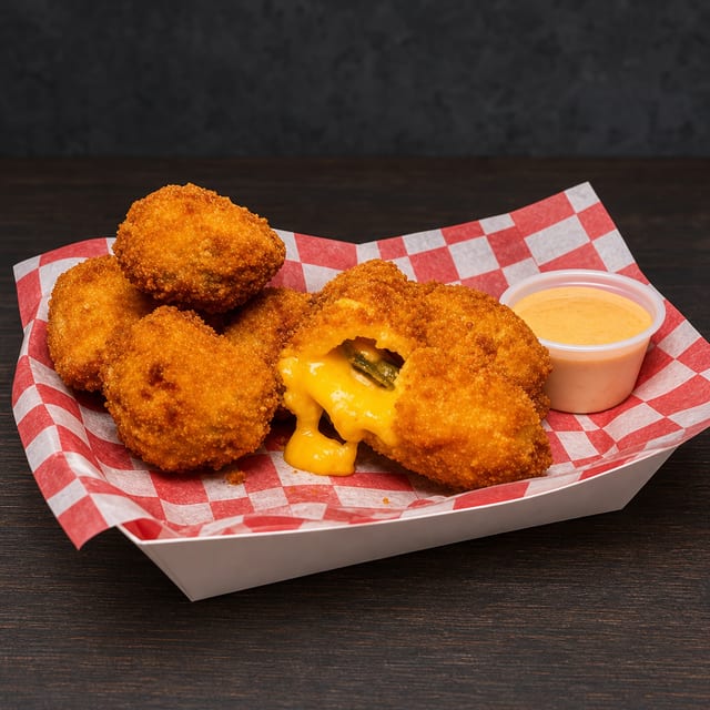 12 Pcs Jalapeño Poppers Only.