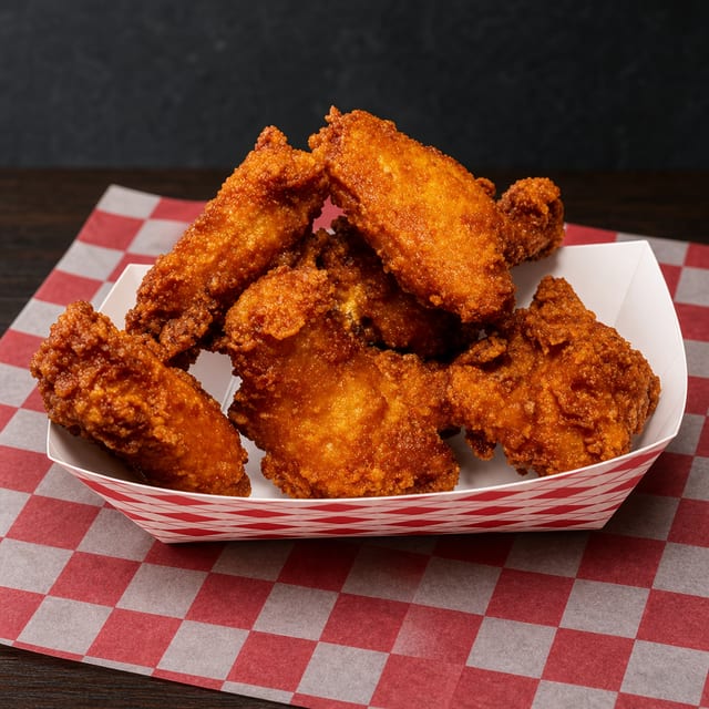 6 Pcs Wings Only.