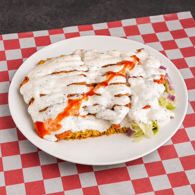 Combo Fish over Rice.