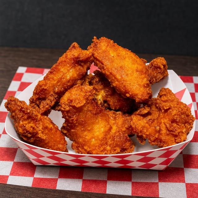 6 Pcs Hot Wings Combo.