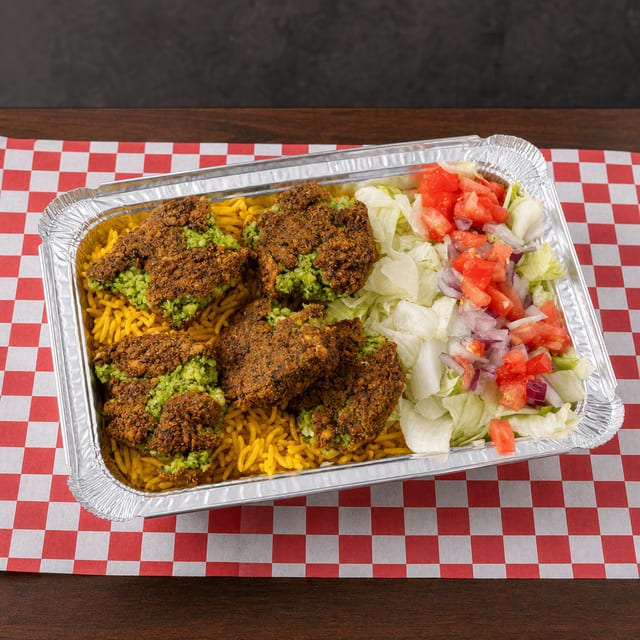 Falafel over Rice.