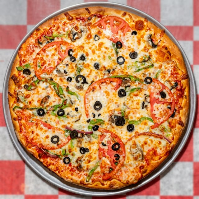 Large Veggie Lovers.
