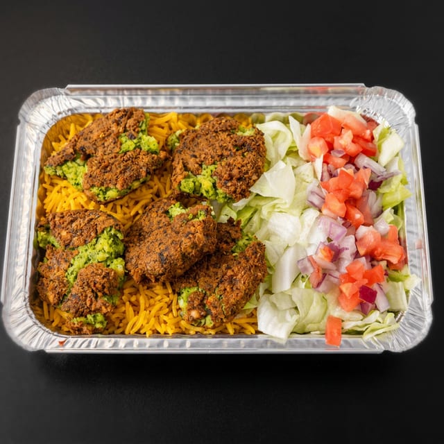 Falafel over Rice.