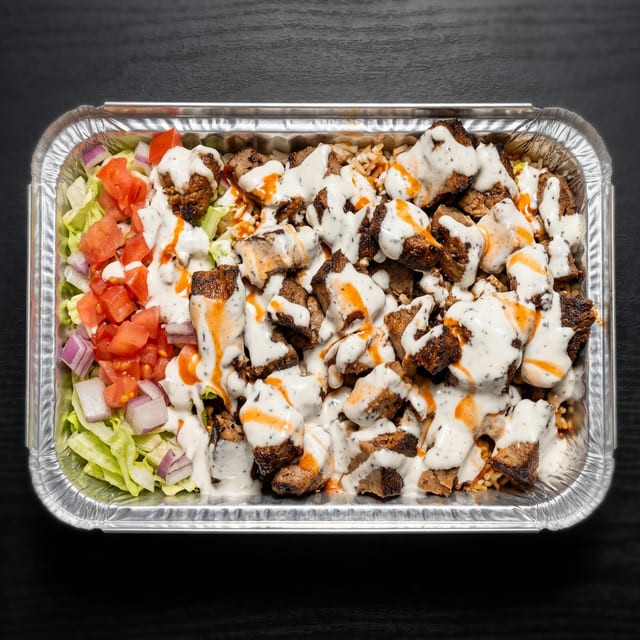 Lamb over Rice.