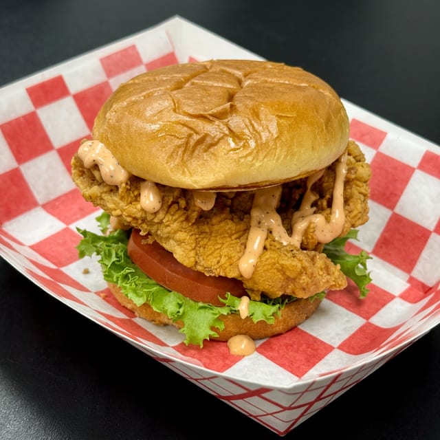 Combo Crispy Chicken Sandwich.