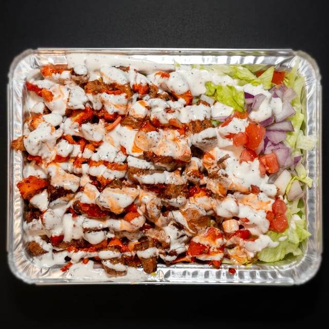 Combo Lamb & Chicken Mix Rice.