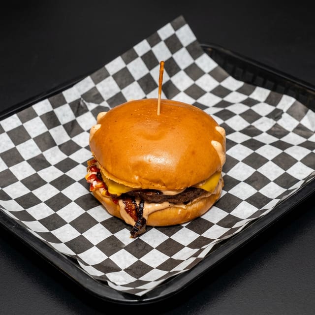 Any 2 burger with 20oz soda.