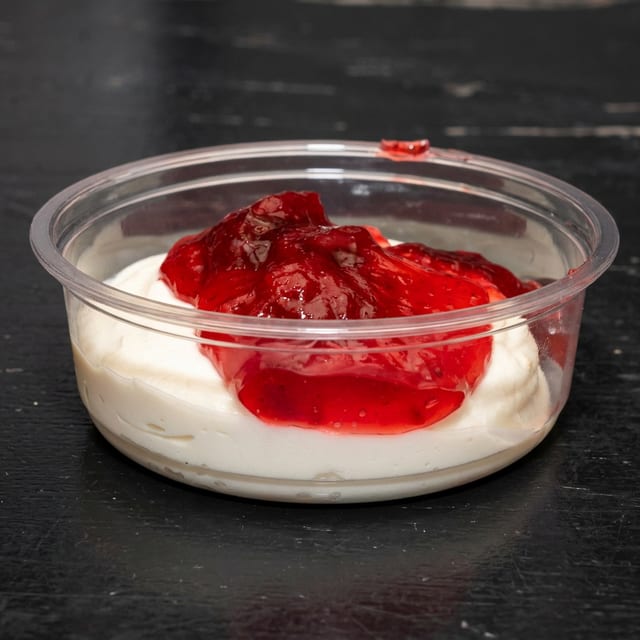 Strawberry cheesecake.