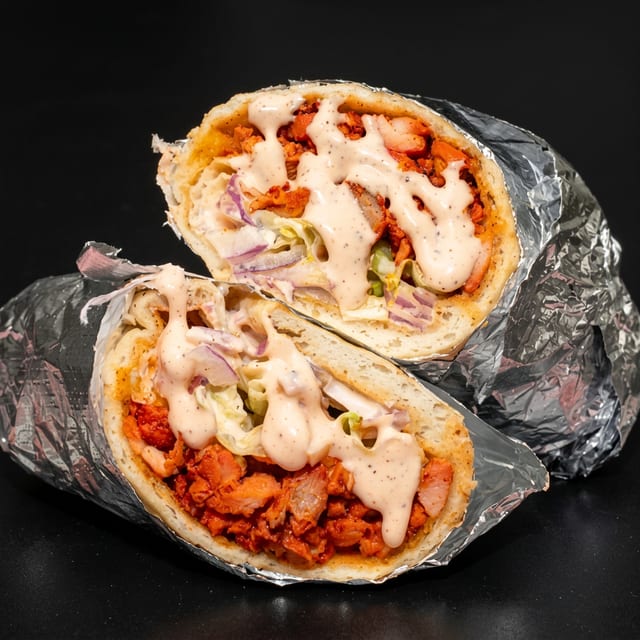 2 Chicken Gyro with 20 oz Soda.