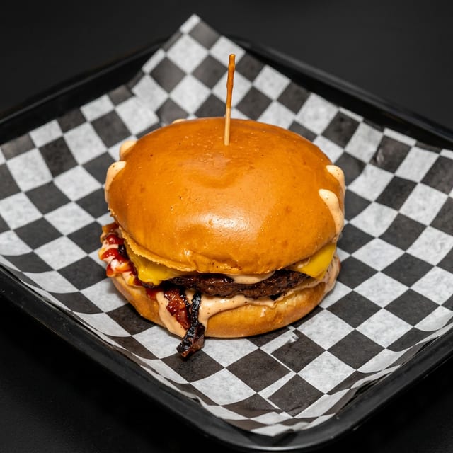 Any 2 burger with 20oz soda.