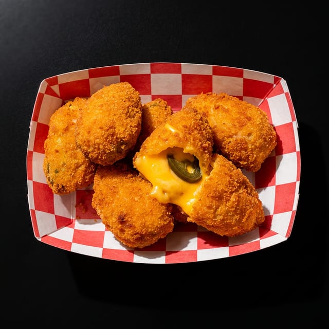 6 Pcs Jalapeño Poppers Combo.
