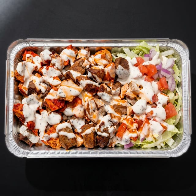 Lamb & Chicken Mix Rice.